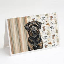 Load image into Gallery viewer, Brindle Bouvier des Flandres Coffee Bar Greeting Cards Pack of 8