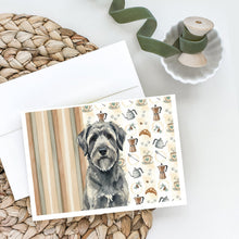 Load image into Gallery viewer, Gray Bouvier des Flandres Coffee Bar Greeting Cards Pack of 8