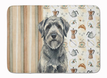 Load image into Gallery viewer, Gray Bouvier des Flandres Coffee Bar Memory Foam Kitchen Mat
