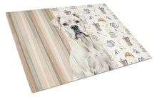 Load image into Gallery viewer, White Boxer Coffee Bar Glass Cutting Board
