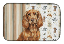 Load image into Gallery viewer, Boykin Spaniel Coffee Bar Dish Drying Mat