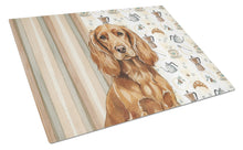 Load image into Gallery viewer, Boykin Spaniel Coffee Bar Glass Cutting Board