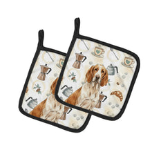 Load image into Gallery viewer, Bracco Italiano Coffee Bar Pair of Pot Holders