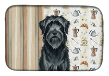 Load image into Gallery viewer, Black Briard Coffee Bar Dish Drying Mat