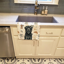 Load image into Gallery viewer, Black Briard Coffee Bar Kitchen Towel