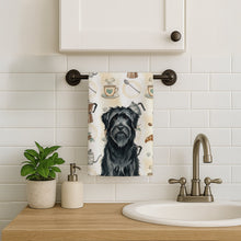 Load image into Gallery viewer, Black Briard Coffee Bar Kitchen Towel