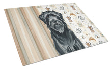 Load image into Gallery viewer, Black Briard Coffee Bar Glass Cutting Board