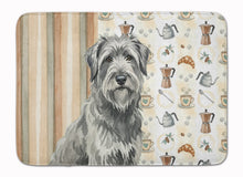 Load image into Gallery viewer, Gray Briard Coffee Bar Memory Foam Kitchen Mat