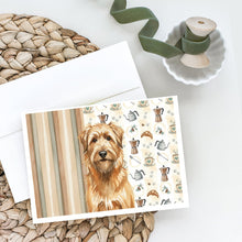 Load image into Gallery viewer, Tawny Briard Coffee Bar Greeting Cards Pack of 8