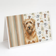 Load image into Gallery viewer, Tawny Briard Coffee Bar Greeting Cards Pack of 8