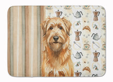 Load image into Gallery viewer, Tawny Briard Coffee Bar Memory Foam Kitchen Mat
