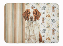 Load image into Gallery viewer, Liver and White Brittany Coffee Bar Memory Foam Kitchen Mat