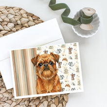 Load image into Gallery viewer, Belge Brussels Griffon Coffee Bar Greeting Cards Pack of 8