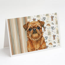 Load image into Gallery viewer, Belge Brussels Griffon Coffee Bar Greeting Cards Pack of 8