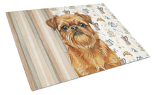 Load image into Gallery viewer, Belge Brussels Griffon Coffee Bar Glass Cutting Board