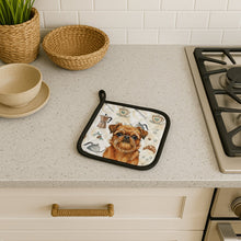 Load image into Gallery viewer, Belge Brussels Griffon Coffee Bar Pair of Pot Holders