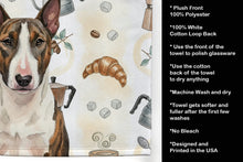 Load image into Gallery viewer, Brindle and White Bull Terrier Coffee Bar Kitchen Towel