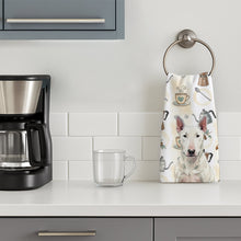 Load image into Gallery viewer, White Bull Terrier Coffee Bar Kitchen Towel