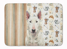 Load image into Gallery viewer, White Bull Terrier Coffee Bar Memory Foam Kitchen Mat