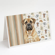 Load image into Gallery viewer, Bullmastiff Coffee Bar Greeting Cards Pack of 8