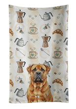 Load image into Gallery viewer, Red Bullmastiff Coffee Bar Kitchen Towel