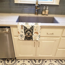Load image into Gallery viewer, Black Cairn Terrier Coffee Bar Kitchen Towel