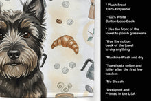 Load image into Gallery viewer, Black Cairn Terrier Coffee Bar Kitchen Towel