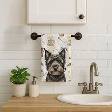 Load image into Gallery viewer, Black Cairn Terrier Coffee Bar Kitchen Towel
