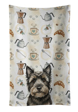 Load image into Gallery viewer, Black Cairn Terrier Coffee Bar Kitchen Towel