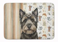 Load image into Gallery viewer, Black Cairn Terrier Coffee Bar Memory Foam Kitchen Mat