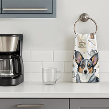 Load image into Gallery viewer, Blue Merle Cardigan Welsh Corgi Coffee Bar Kitchen Towel