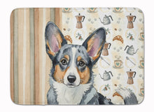 Load image into Gallery viewer, Blue Merle Cardigan Welsh Corgi Coffee Bar Memory Foam Kitchen Mat