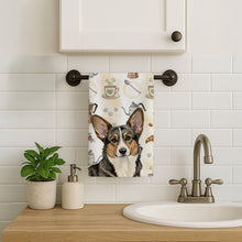 Load image into Gallery viewer, Brindle Cardigan Welsh Corgi Coffee Bar Kitchen Towel