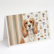 Load image into Gallery viewer, Blenheim Cavalier Spaniel Coffee Bar Greeting Cards Pack of 8