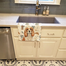 Load image into Gallery viewer, Blenheim Cavalier Spaniel Coffee Bar Kitchen Towel
