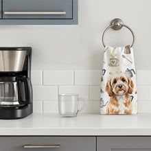 Load image into Gallery viewer, Cavapoo Coffee Bar Kitchen Towel