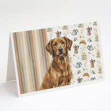 Load image into Gallery viewer, Chesapeake Bay Retriever Coffee Bar Greeting Cards Pack of 8
