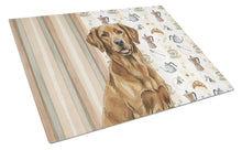 Load image into Gallery viewer, Chesapeake Bay Retriever Coffee Bar Glass Cutting Board