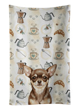 Load image into Gallery viewer, Chocolate Chihuahua Coffee Bar Kitchen Towel