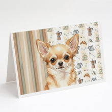 Load image into Gallery viewer, Fawn Chihuahua Coffee Bar Greeting Cards Pack of 8