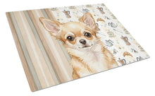 Load image into Gallery viewer, Fawn Chihuahua Coffee Bar Glass Cutting Board