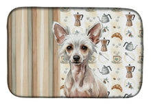 Load image into Gallery viewer, Hairless Chinese Crested Coffee Bar Dish Drying Mat