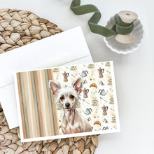 Load image into Gallery viewer, Hairless Chinese Crested Coffee Bar Greeting Cards Pack of 8