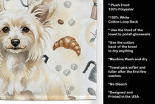Load image into Gallery viewer, Powderpuff Chinese Crested Coffee Bar Kitchen Towel