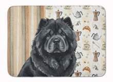 Load image into Gallery viewer, Black Chow Chow Coffee Bar Memory Foam Kitchen Mat