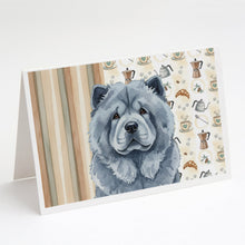 Load image into Gallery viewer, Blue Chow Chow Coffee Bar Greeting Cards Pack of 8