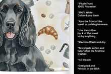 Load image into Gallery viewer, Black Cocker Spaniel Coffee Bar Kitchen Towel