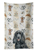Load image into Gallery viewer, Black Cocker Spaniel Coffee Bar Kitchen Towel