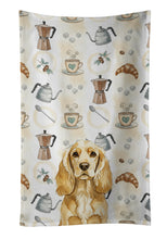 Load image into Gallery viewer, Buff Cocker Spaniel Coffee Bar Kitchen Towel