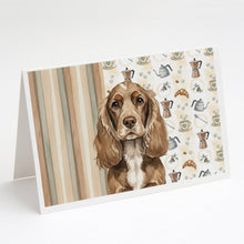 Load image into Gallery viewer, Chocolate Cocker Spaniel Coffee Bar Greeting Cards Pack of 8